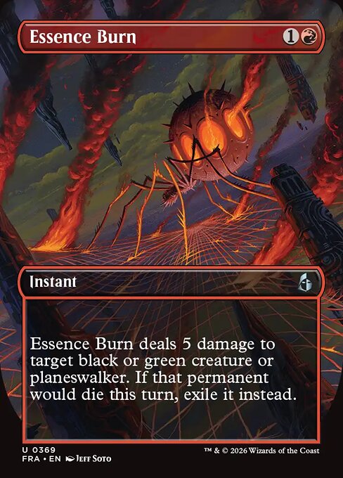Reality Fracture - 369 - Essence Burn - Uncommon - Borderless Foil