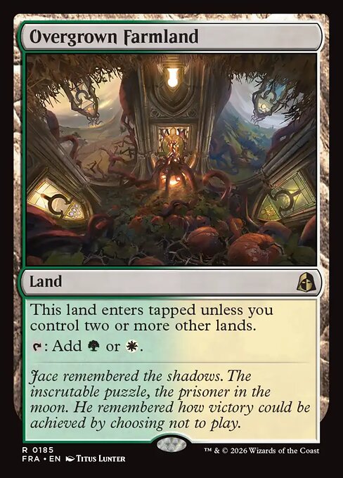 Reality Fracture - 185 - Overgrown Farmland - Rare - Foil
