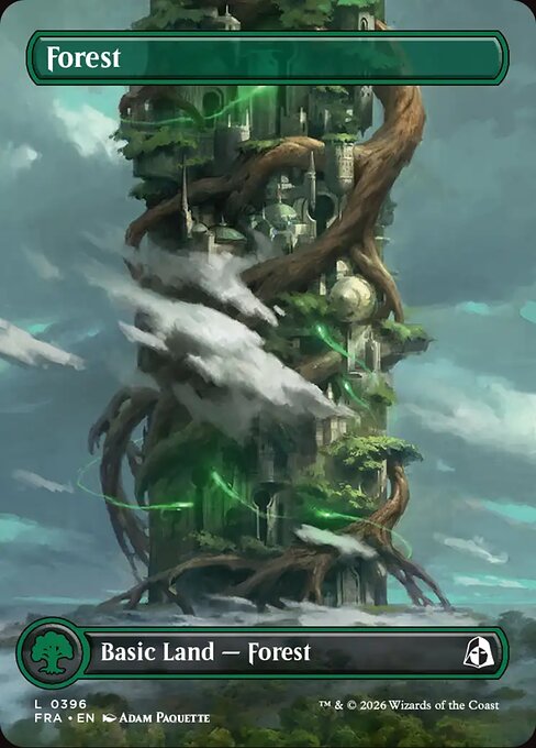 Reality Fracture - 396 - Forest - Common - Borderless Foil