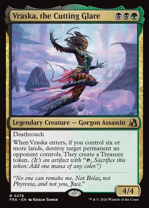 Reality Fracture - 278 - Vraska, the Cutting Glare - Rare - Foil