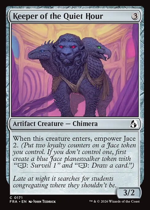 Reality Fracture - 171 - Keeper of the Quiet Hour - Common - Foil