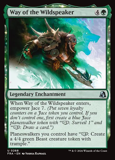 Reality Fracture - 268 - Way of the Wildspeaker - Uncommon - Foil