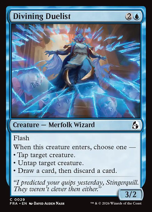 Reality Fracture - 29 - Divining Duelist - Common - Foil