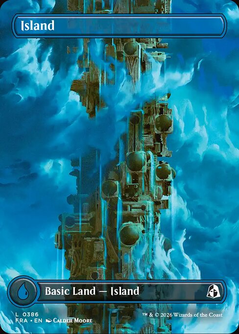 Reality Fracture - 386 - Island - Common - Borderless Foil