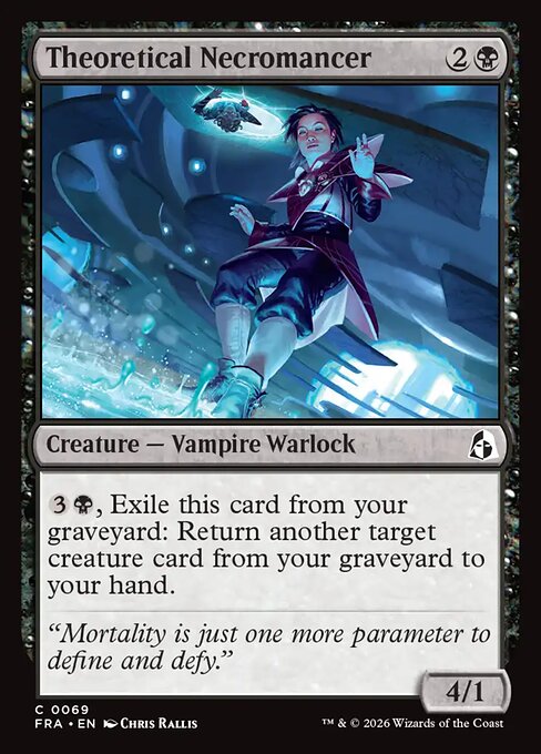 Reality Fracture - 69 - Theoretical Necromancer - Common - Foil