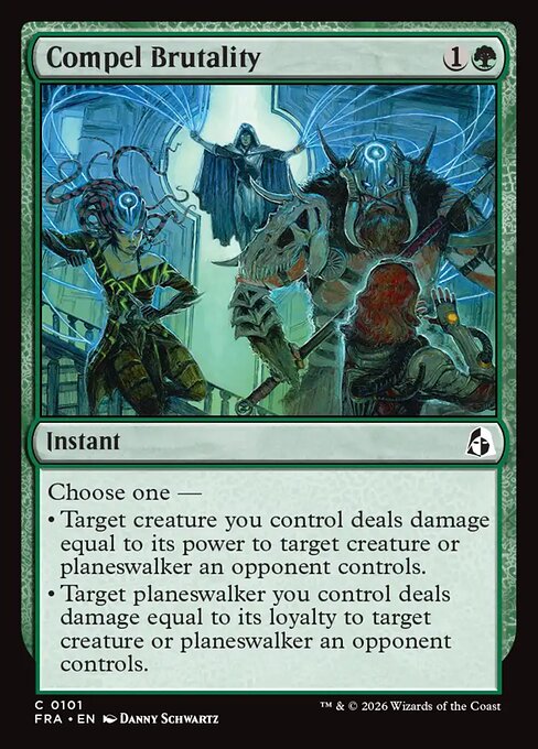 Reality Fracture - 101 - Compel Brutality - Common - Foil