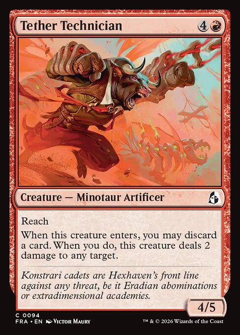 Reality Fracture - 94 - Tether Technician - Common - Foil