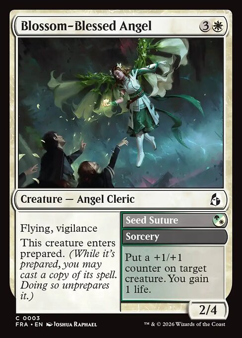 Reality Fracture - 3 - Blossom-Blessed Angel // Seed Suture - Common - Foil