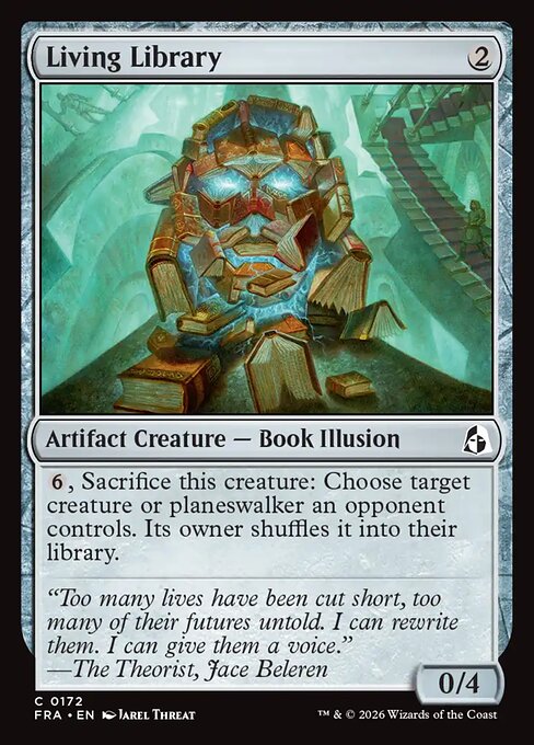 Reality Fracture - 172 - Living Library - Common - Foil