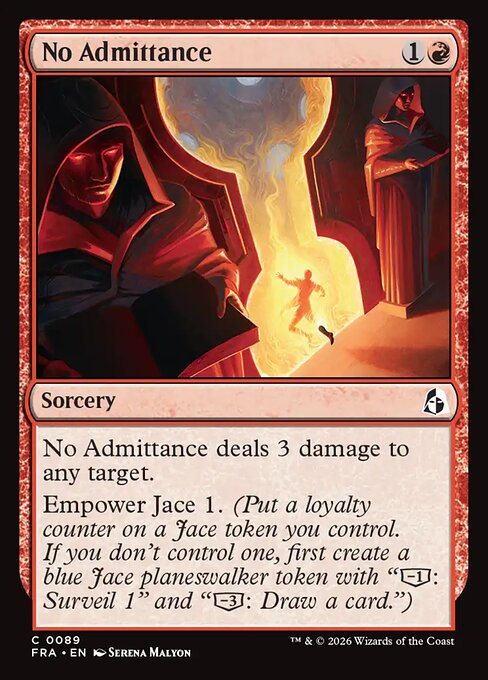 Reality Fracture - 89 - No Admittance - Common - Foil