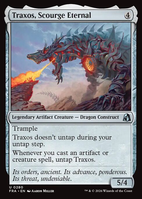 Reality Fracture - 280 - Traxos, Scourge Eternal - Uncommon - Foil