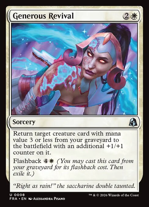 Reality Fracture - 8 - Generous Revival - Uncommon - Foil