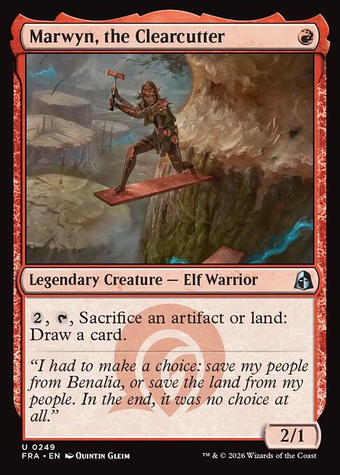 Reality Fracture - 249 - Marwyn, the Clearcutter - Uncommon - Foil