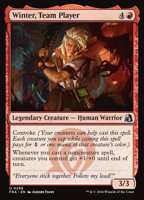 Reality Fracture - 256 - Winter, Team Player - Uncommon - Foil