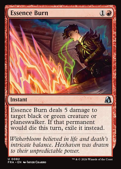 Reality Fracture - 82 - Essence Burn - Uncommon - Foil