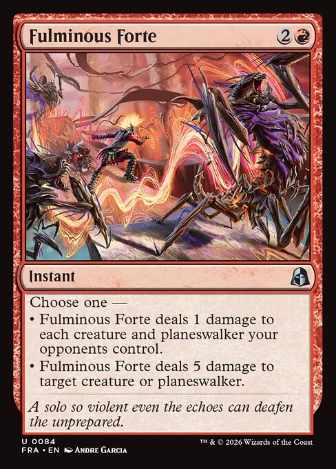 Reality Fracture - 84 - Fulminous Forte - Uncommon - Foil