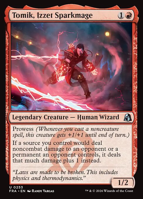 Reality Fracture - 253 - Tomik, Izzet Sparkmage - Uncommon - Foil