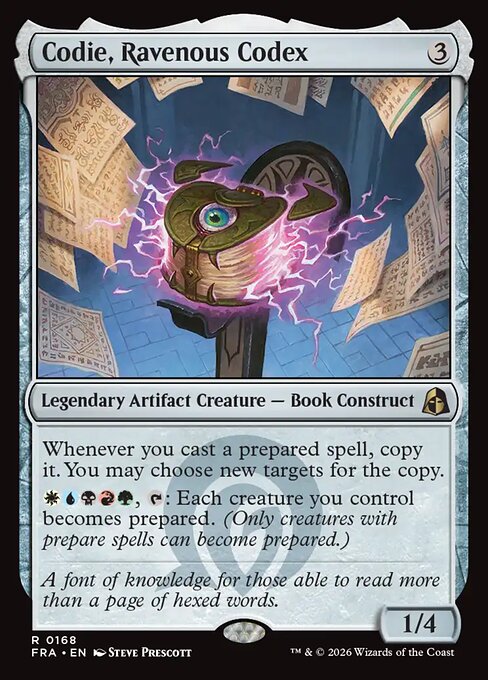 Reality Fracture - 168 - Codie, Ravenous Codex - Rare - Foil