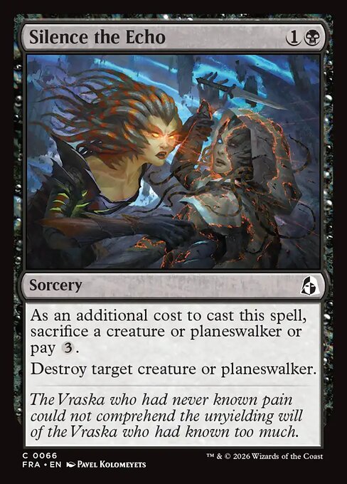 Reality Fracture - 66 - Silence the Echo - Common - Foil