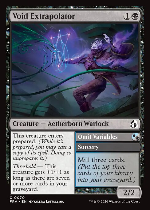 Reality Fracture - 70 - Void Extrapolator // Omit Variables - Common - Foil