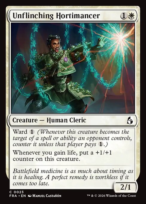 Reality Fracture - 23 - Unflinching Hortimancer - Common - Foil