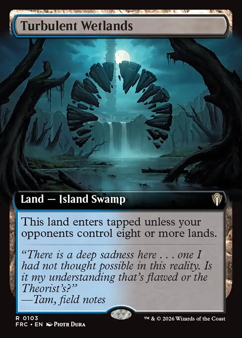 Reality Fracture Commander - 103 - Turbulent Wetlands - Rare