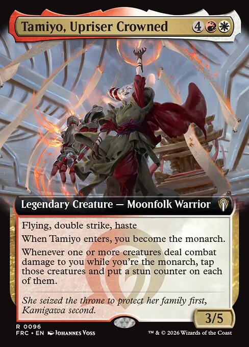 Reality Fracture Commander - 96 - Tamiyo, Upriser Crowned - Rare
