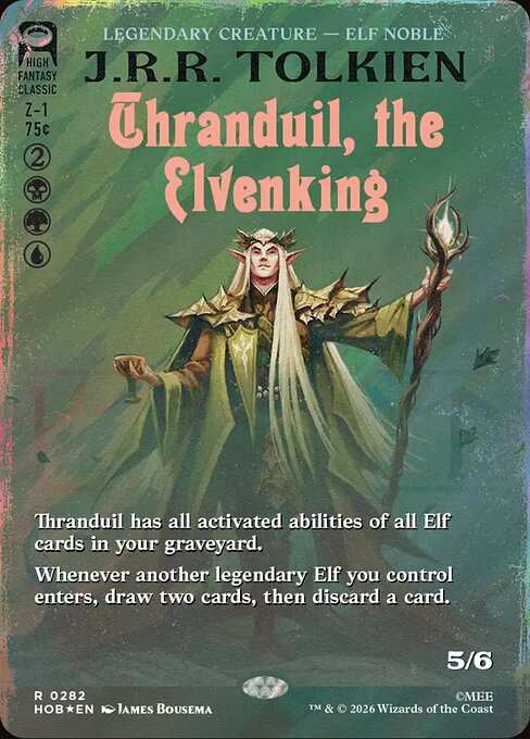 The Hobbit - 282 - Thranduil, the Elvenking - Rare - Surge Foil