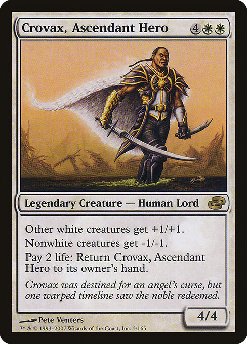 Planar Chaos - 3 - Crovax, Ascendant Hero - Rare