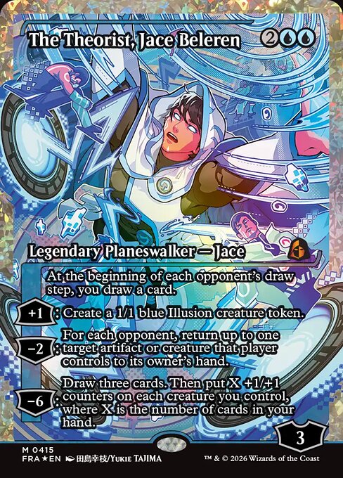 Reality Fracture - 415 - The Theorist, Jace Beleren - Mythic - Fracture Foil