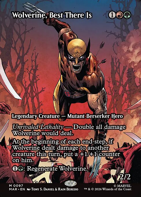 Marvel Universe - 97 - Wolverine, Best There Is - Mythic