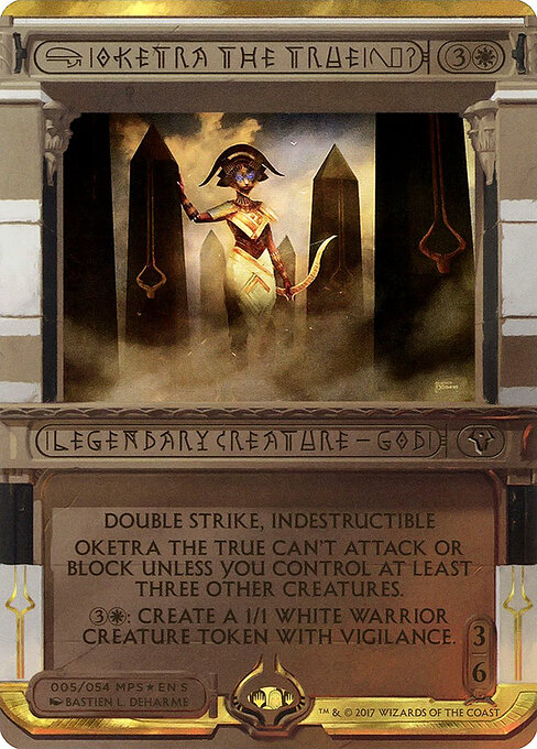 Amonkhet Invocations - 5 - Oketra the True - Special - Borderless Foil