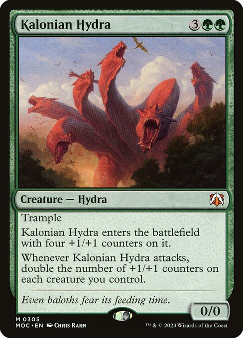 March of the Machine Commander - 305 - Kalonian Hydra - Mythic