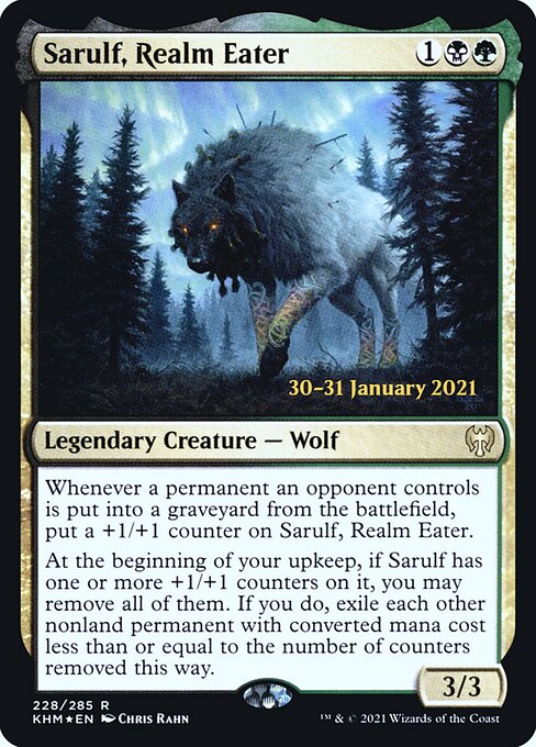 Kaldheim Promos - 228s - Sarulf, Realm Eater - Rare - Foil