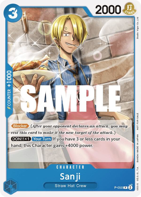 One Piece Promotion Cards - P-050 - Sanji (Sealed Battle Kit Vol. 1) - PR