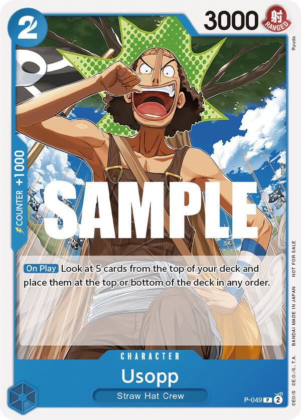One Piece Promotion Cards - P-049 - Usopp (Sealed Battle Kit Vol. 1) - PR