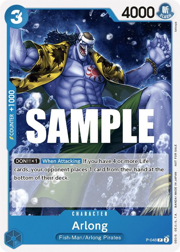 One Piece Promotion Cards - P-048 - Arlong (Sealed Battle Kit Vol. 1) - PR