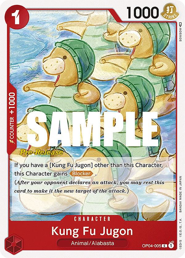 Kingdoms of Intrigue Pre-Release Cards - OP04-005 - Kung Fu Jugon - C