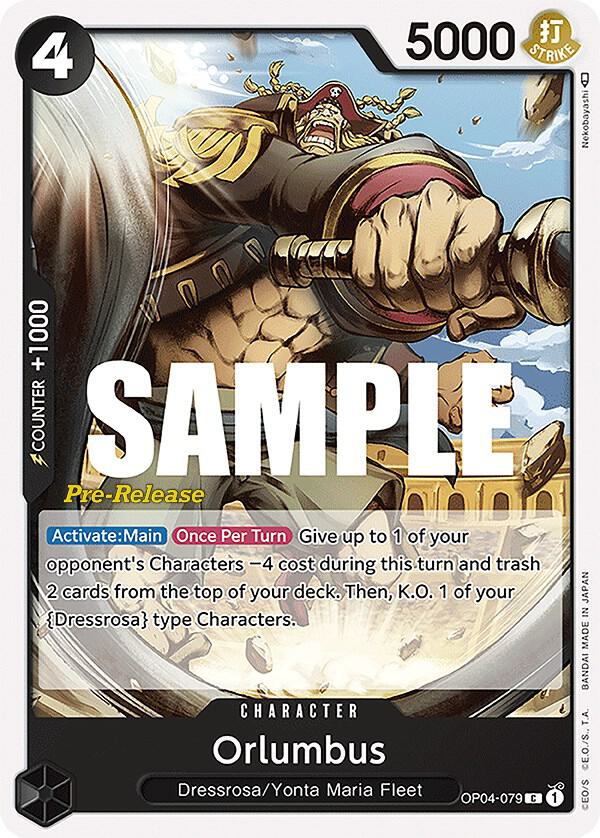 Kingdoms of Intrigue Pre-Release Cards - OP04-079 - Orlumbus - C