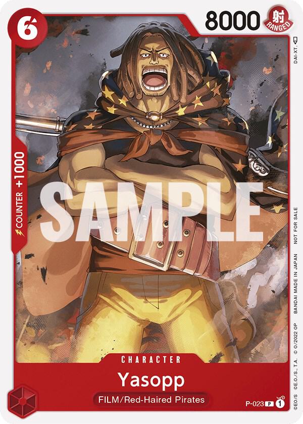 One Piece Promotion Cards - P-023 - Yasopp (One Piece Film Red) - PR