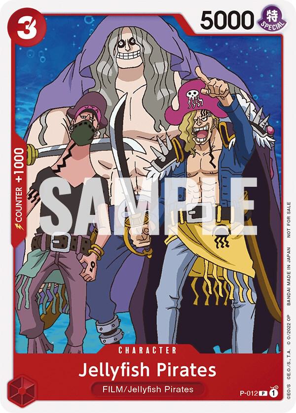 One Piece Promotion Cards - P-012 - Jellyfish Pirates (One Piece Film Red) - PR