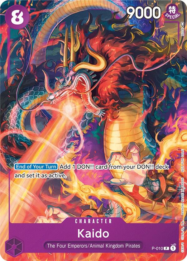 One Piece Promotion Cards - P-010 - Kaido (Tournament Pack Vol. 1) - PR