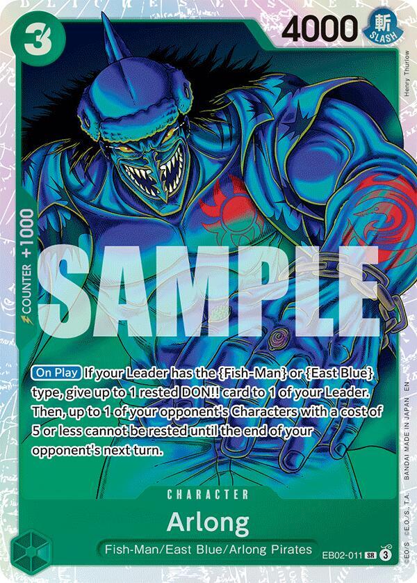 Extra Booster: Anime 25th Collection - EB02-011 - Arlong - SR - Foil