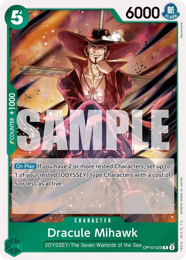 Royal Blood - OP10-029 - Dracule Mihawk - R - Foil