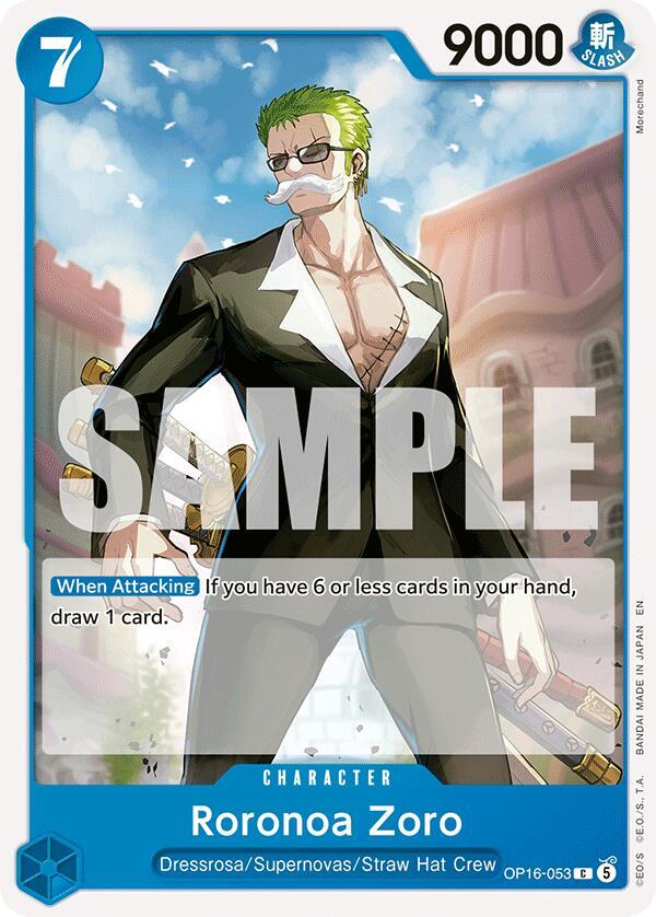 The Time of Battle - OP16-053 - Roronoa Zoro (053) - C