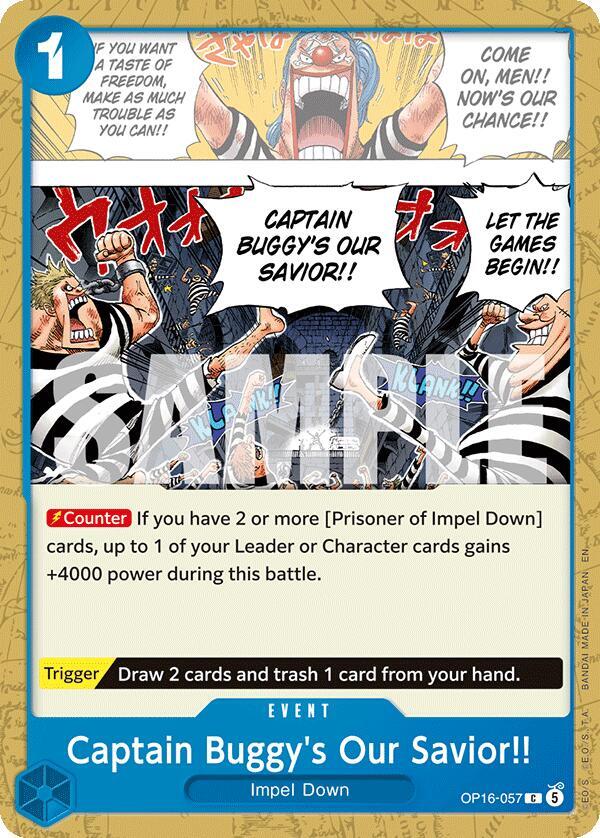 The Time of Battle - OP16-057 - Captain Buggy's Our Savior!! - C