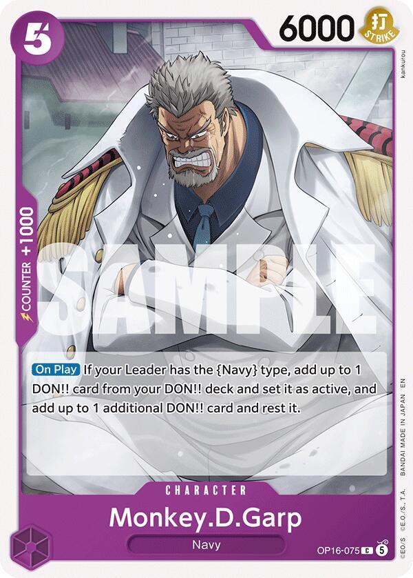 The Time of Battle - OP16-075 - Monkey.D.Garp - C