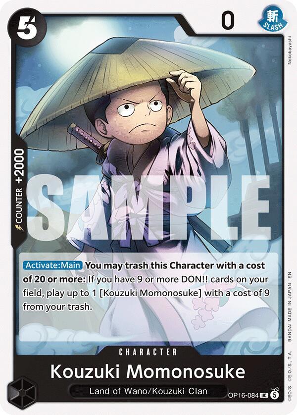 The Time of Battle - OP16-084 - Kouzuki Momonosuke (084) - UC
