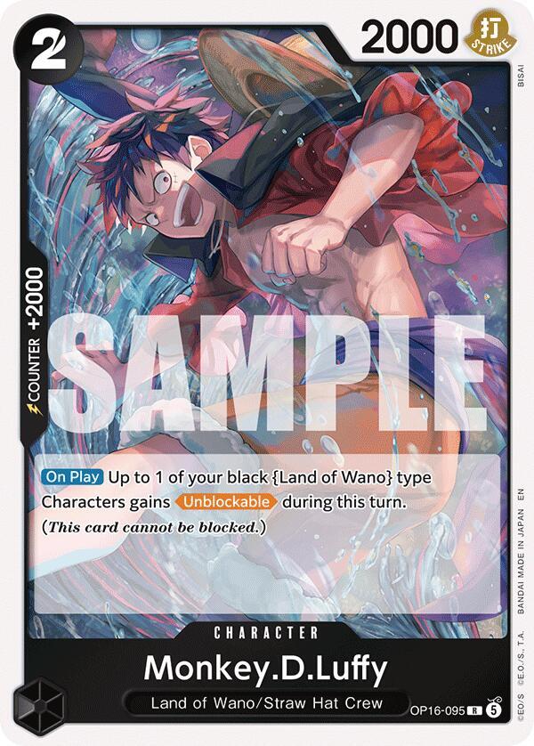 The Time of Battle - OP16-095 - Monkey.D.Luffy (095) - R - Foil