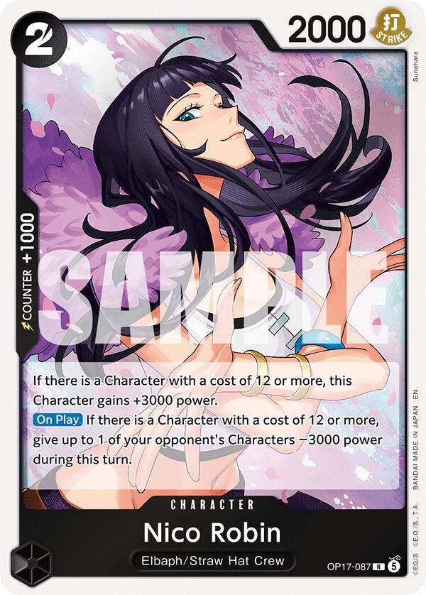 The World's Strongest Warriors - OP17-087 - Nico Robin - R - Foil